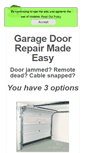 Mobile Screenshot of garagedoorrepair123.com